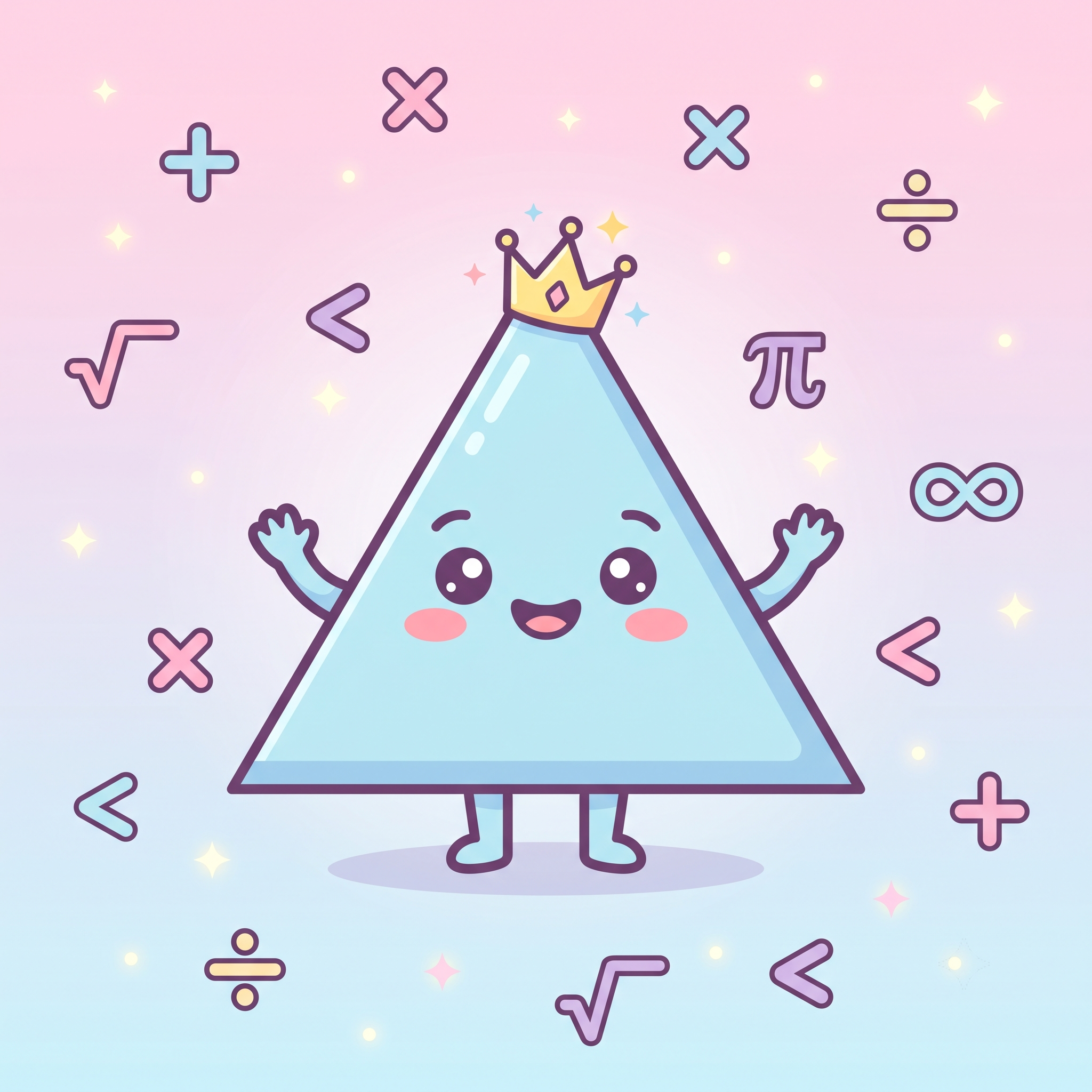 60 Degree Equilateral Triangle Character