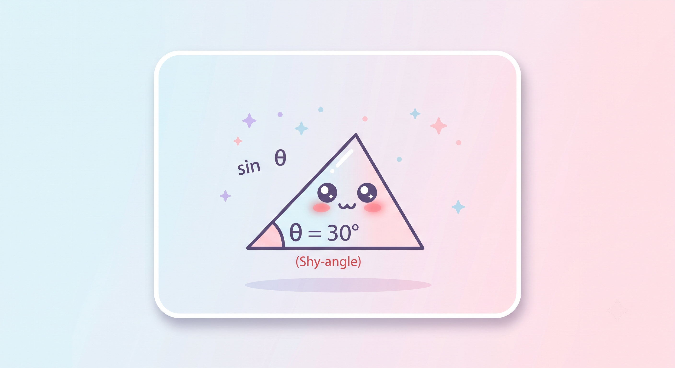 Blushing Acute Angle Triangle
